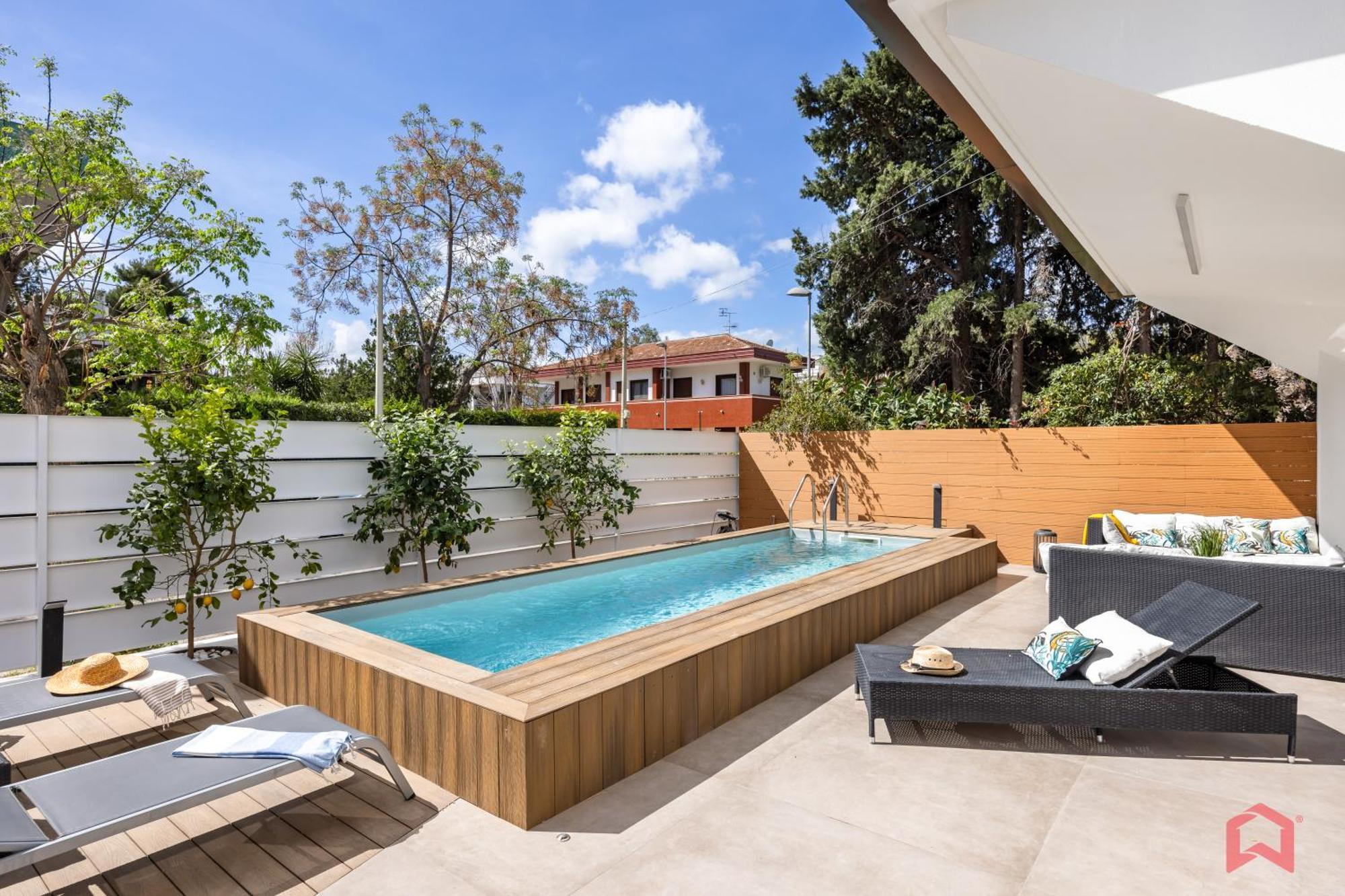 Appartamento In Villa Con Piscina Privata Palermo Buitenkant foto