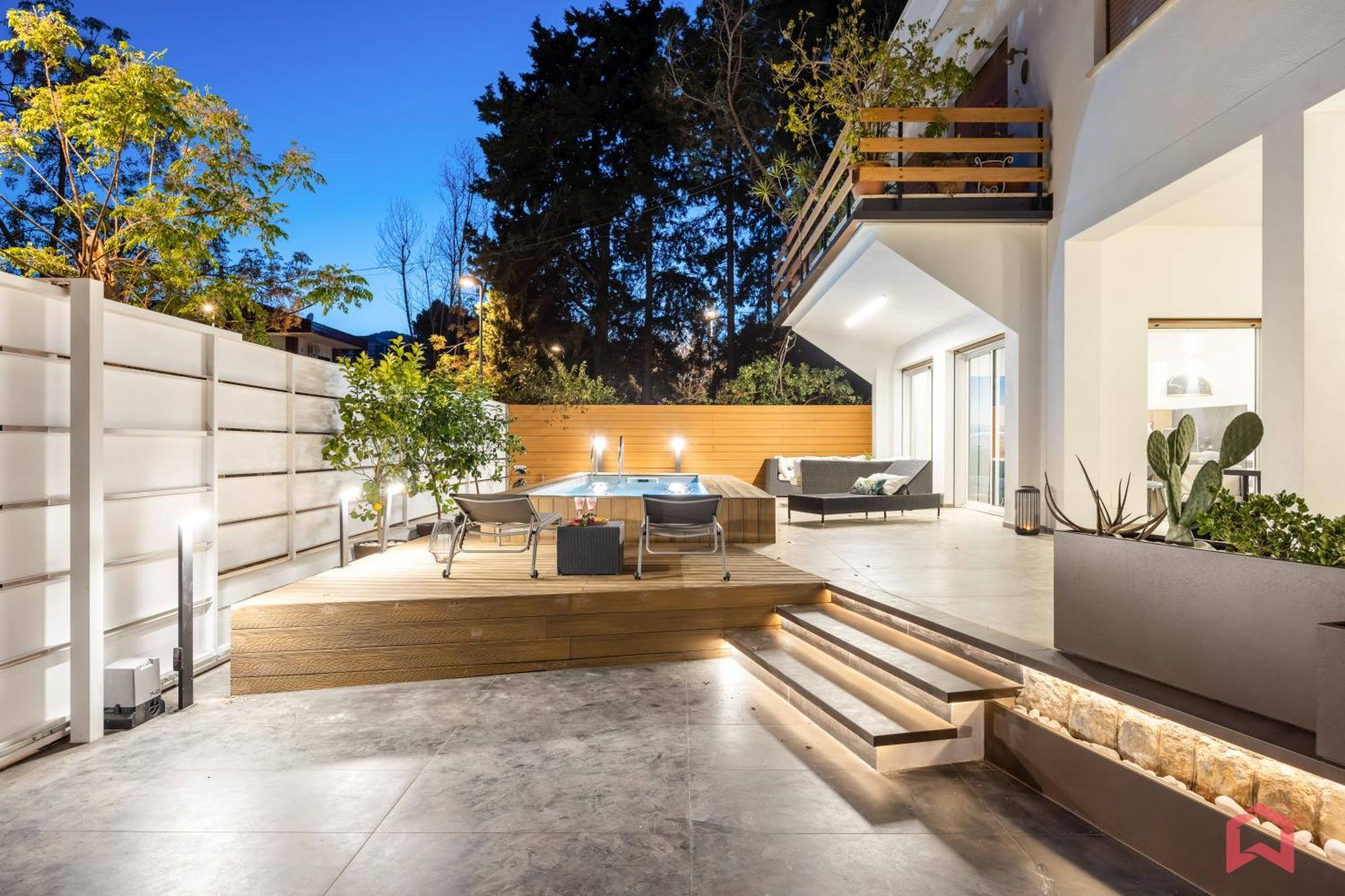 Appartamento In Villa Con Piscina Privata Palermo Buitenkant foto