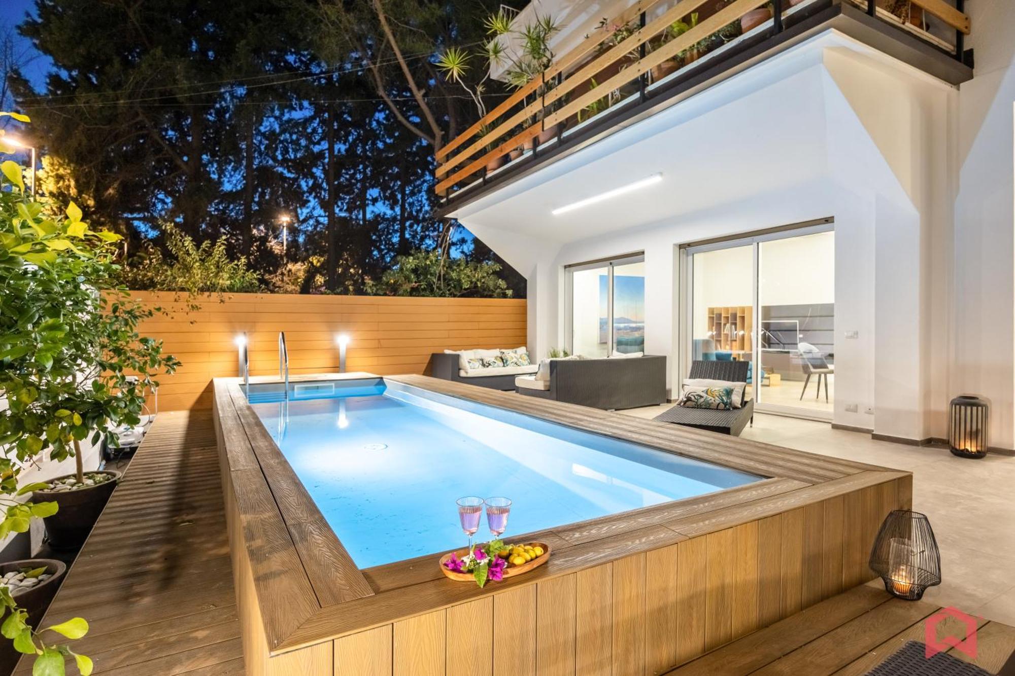 Appartamento In Villa Con Piscina Privata Palermo Buitenkant foto
