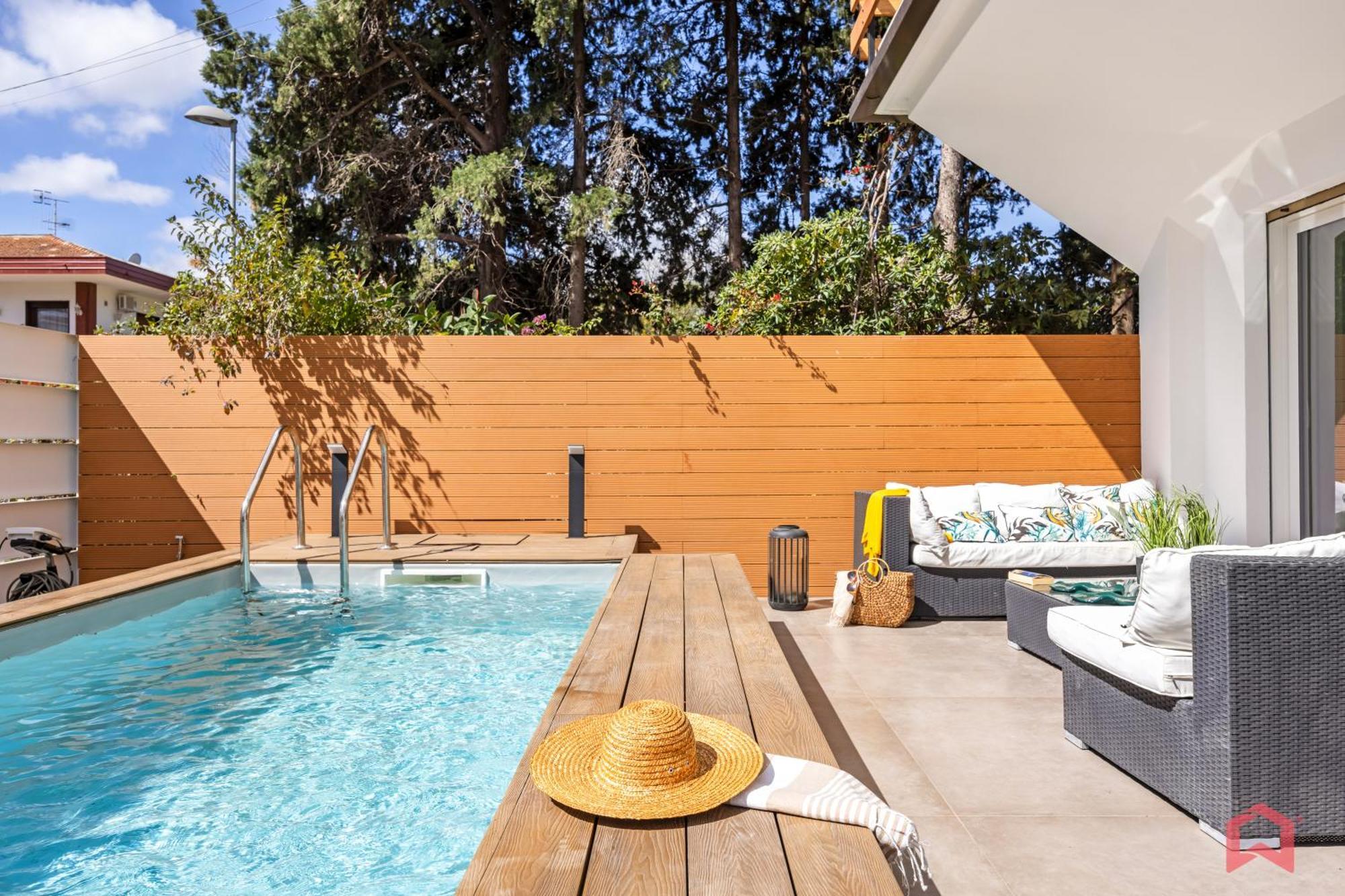 Appartamento In Villa Con Piscina Privata Palermo Buitenkant foto